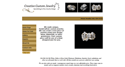 Desktop Screenshot of creativecustomjewelry.com